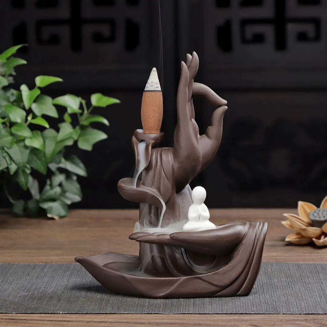 Incensario, incensario cascata, incensario ceramica, incensario bencao, incensario natural, incensario buda, incensario meditação, incensario espirito
