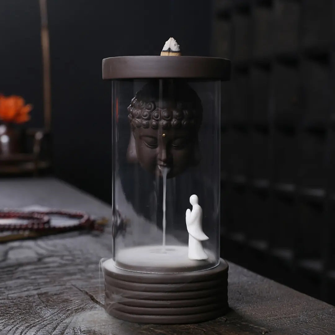 Incensario, incensario cascata, incensario ceramica, incensario bencao, incensario natural, incensario buda, incensario meditacao, incensario suspenso