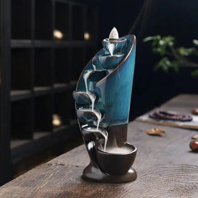 Incensario, incensario cascata, incensario ceramica, incensario bencao, incensario natural, incensario fonte, incensario meditação, incensario celeste
